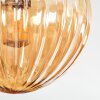Chehalis Plafoniera, Lampada a sfera Nero, 5-Luci