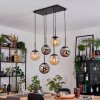 Gastor Lampadario a sospensione, Lampada a sfera, Lampada a sospensione Nero, 6-Luci