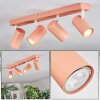 Javel Plafoniera, Faretto da soffitto Fucsia, Bianco, 4-Luci