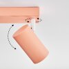 Javel Plafoniera, Faretto da soffitto Fucsia, Bianco, 4-Luci