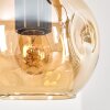 Ripoll Lampadario a sospensione, Lampada a sfera, Lampada a sospensione Écru, Nero, 4-Luci