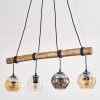 Ripoll Lampadario a sospensione, Lampada a sfera, Lampada a sospensione Écru, Nero, 4-Luci