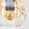 Ripoll Lampadario a sospensione, Lampada a sfera, Lampada a sospensione Écru, Nero, 4-Luci