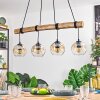 Ripoll Lampadario a sospensione, Lampada a sfera, Lampada a sospensione Écru, Nero, 4-Luci
