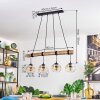 Ripoll Lampadario a sospensione, Lampada a sfera, Lampada a sospensione Écru, Nero, 4-Luci