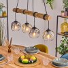 Ripoll Lampadario a sospensione, Lampada a sfera, Lampada a sospensione Écru, Nero, 4-Luci