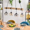 Ripoll Lampadario a sospensione, Lampada a sfera, Lampada a sospensione Écru, Nero, 4-Luci