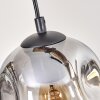 Ripoll Lampadario a sospensione, Lampada a sfera, Lampada a sospensione Écru, Nero, 4-Luci