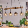 Ripoll Lampadario a sospensione, Lampada a sfera, Lampada a sospensione Écru, Nero, 4-Luci