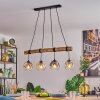 Ripoll Lampadario a sospensione, Lampada a sfera, Lampada a sospensione Écru, Nero, 4-Luci