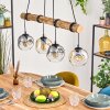 Ripoll Lampadario a sospensione, Lampada a sfera, Lampada a sospensione Écru, Nero, 4-Luci