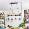 Ripoll Lampadario a sospensione, Lampada a sfera, Lampada a sospensione Écru, Nero, 4-Luci