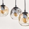 Ripoll Lampadario a sospensione, Lampada a sfera, Lampada a sospensione Écru, Nero, 4-Luci