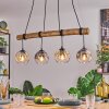 Ripoll Lampadario a sospensione, Lampada a sfera, Lampada a sospensione Écru, Nero, 4-Luci