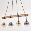 Ripoll Lampadario a sospensione, Lampada a sfera, Lampada a sospensione Écru, Nero, 4-Luci