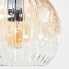 Ripoll Plafoniera, Lampada a sfera Ambrato, Chiaro, Grigio fumo, 6-Luci