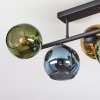 Koyoto Plafoniera, Lampada a sfera Blu, Oro, Verde, 5-Luci