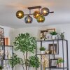 Koyoto Plafoniera, Lampada a sfera Blu, Oro, Verde, 5-Luci