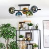 Koyoto Plafoniera, Lampada a sfera Blu, Oro, Verde, Chiaro, 5-Luci
