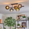 Koyoto Plafoniera, Lampada a sfera Blu, Oro, Verde, Chiaro, 5-Luci