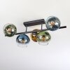Koyoto Plafoniera, Lampada a sfera Blu, Oro, Verde, Chiaro, 5-Luci