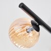 Chehalis Plafoniera, Lampada a sfera Nero, 5-Luci
