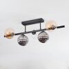 Chehalis Plafoniera, Lampada a sfera Nero, 5-Luci