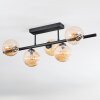 Chehalis Plafoniera, Lampada a sfera Nero, 5-Luci