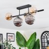 Chehalis Plafoniera, Lampada a sfera Nero, 5-Luci