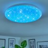 Peran Plafoniera LED Bianco, 1-Luce, Cambia colore