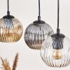 Ripoll Lampadario a sospensione, Lampada a sfera, Lampada a sospensione Écru, Nero, 5-Luci