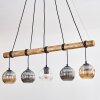 Ripoll Lampadario a sospensione, Lampada a sfera, Lampada a sospensione Écru, Nero, 5-Luci