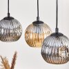 Ripoll Lampadario a sospensione, Lampada a sfera, Lampada a sospensione Écru, Nero, 5-Luci
