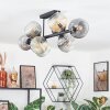 Koyoto Plafoniera, Lampada a sfera Ambrato, Chiaro, Grigio fumo, 8-Luci