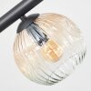 Koyoto Plafoniera, Lampada a sfera Ambrato, Chiaro, Grigio fumo, 8-Luci