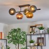 Koyoto Plafoniera, Lampada a sfera Blu, Oro, Verde, Ramato, 5-Luci