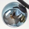 Koyoto Plafoniera, Lampada a sfera Blu, Cromo, Oro, Verde, Ramato, Grigio fumo, 5-Luci