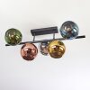 Koyoto Plafoniera, Lampada a sfera Blu, Cromo, Oro, Verde, Ramato, Grigio fumo, 5-Luci