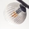 Koyoto Plafoniera, Lampada a sfera Chiaro, Grigio fumo, 5-Luci