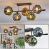 Ripoll Plafoniera, Lampada a sfera Blu, Oro, Verde, 5-Luci