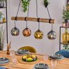 Ripoll Lampadario a sospensione, Lampada a sfera, Lampada a sospensione Écru, Nero, 4-Luci