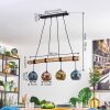 Ripoll Lampadario a sospensione, Lampada a sfera, Lampada a sospensione Écru, Nero, 4-Luci