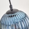 Koyoto Lampadario a sospensione, Lampada a sfera, Lampada a sospensione Écru, Nero, 4-Luci