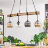 Ripoll Lampadario a sospensione, Lampada a sfera, Lampada a sospensione Écru, Nero, 4-Luci