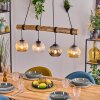Ripoll Lampadario a sospensione, Lampada a sfera, Lampada a sospensione Écru, Nero, 4-Luci