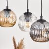 Ripoll Lampadario a sospensione, Lampada a sfera, Lampada a sospensione Écru, Nero, 4-Luci