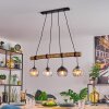 Koyoto Lampadario a sospensione, Lampada a sfera, Lampada a sospensione Écru, Nero, 4-Luci