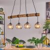 Koyoto Lampadario a sospensione, Lampada a sfera, Lampada a sospensione Écru, Nero, 4-Luci