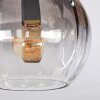 Koyoto Plafoniera, Lampada a sfera Ambrato, Chiaro, Grigio fumo, 5-Luci