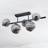 Chehalis Plafoniera, Lampada a sfera Grigio fumo, 5-Luci